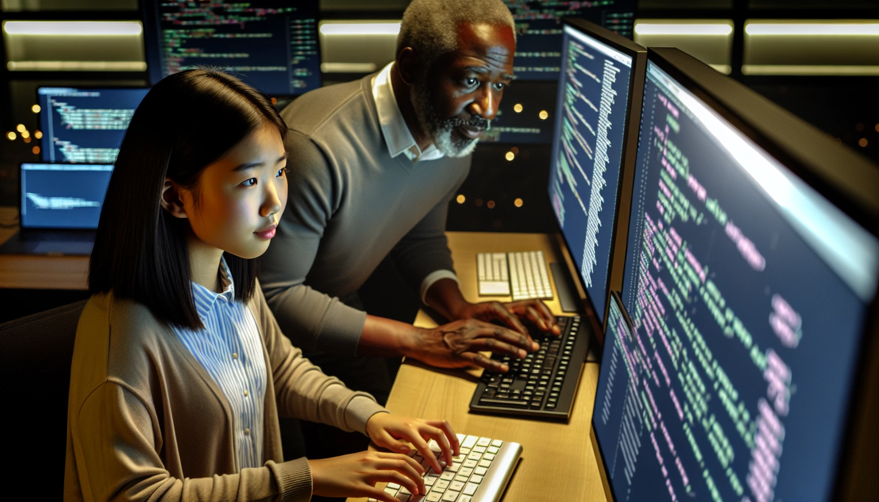 A person starting their journey in cybersecurity by gaining practical experience through internships and personal projects