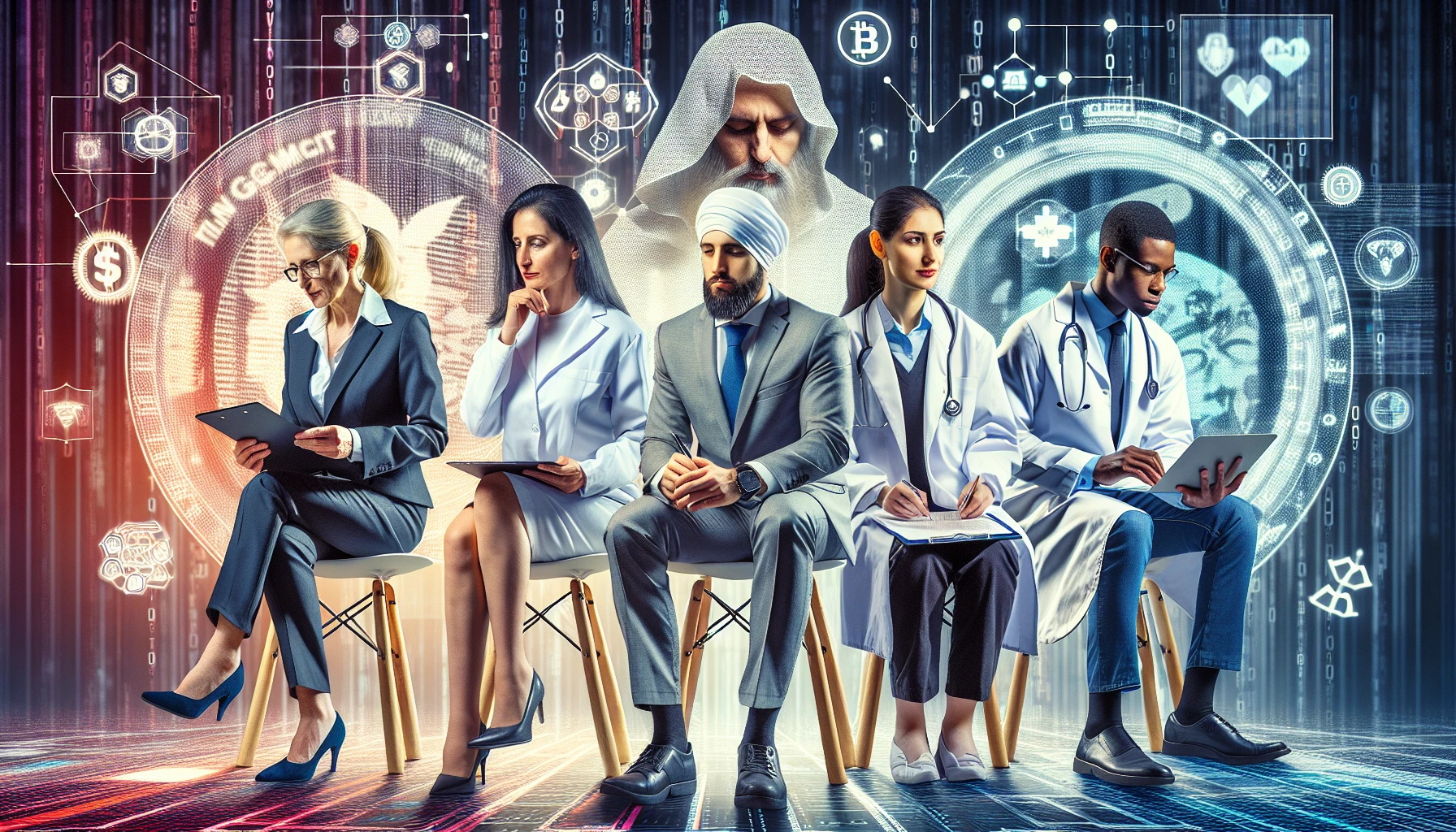 Illustration of career opportunities for cryptographers