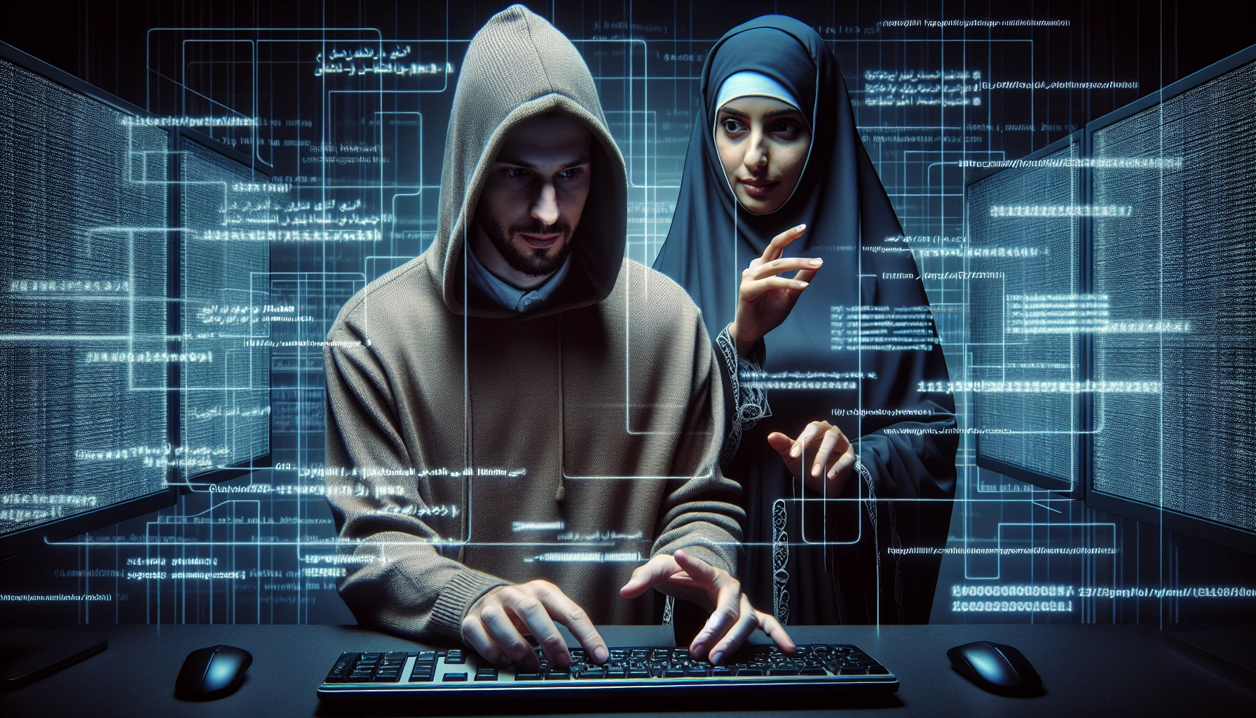 A cybersecurity administrator updating security protocols