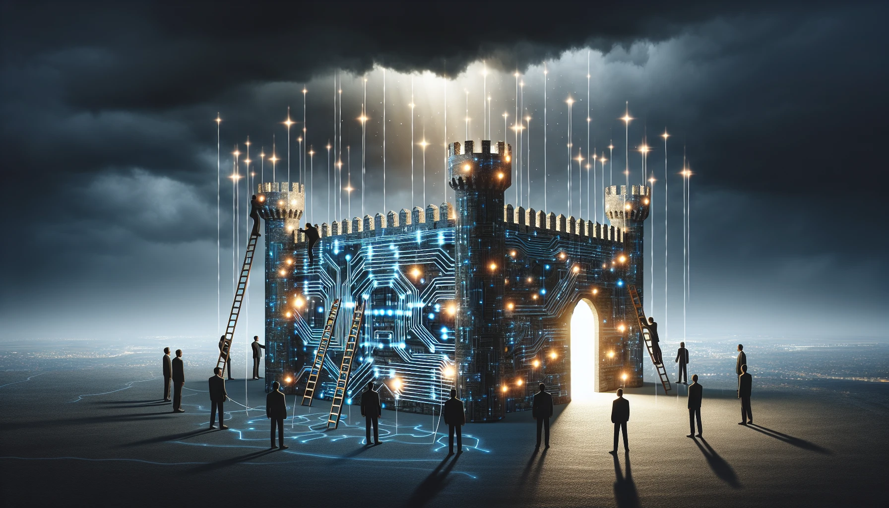 Illustration of strengthening critical network security