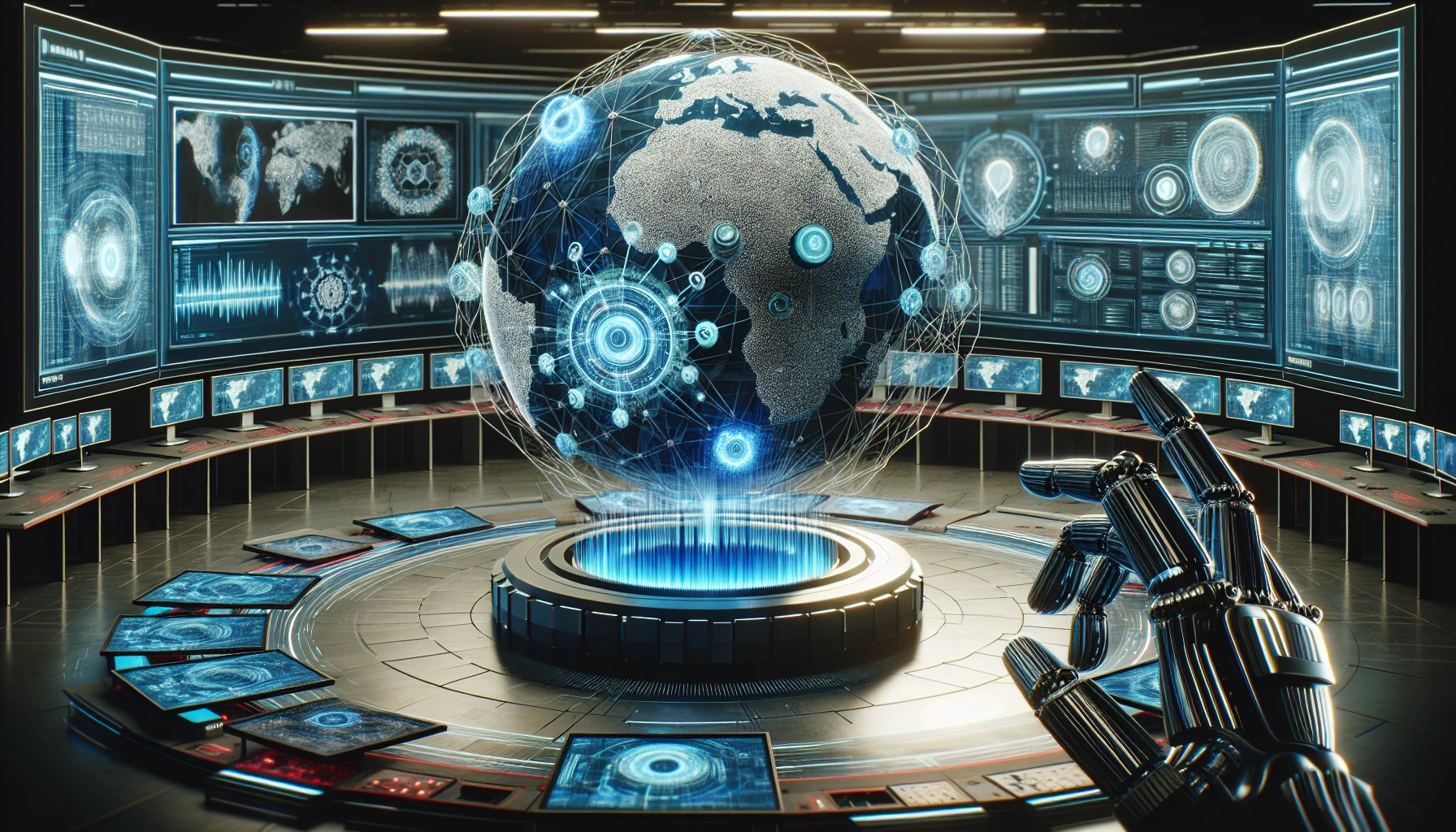 Illustration of virtual network security enterprise simulation