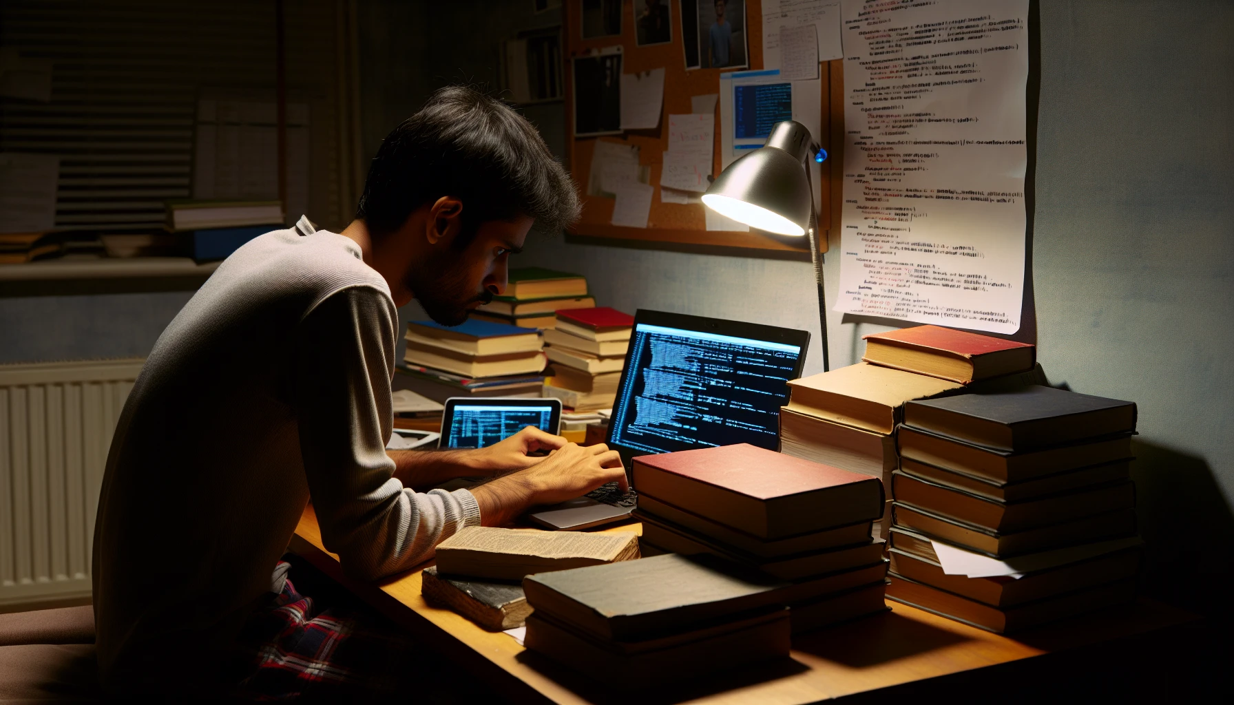 A person studying for malware analyst certification