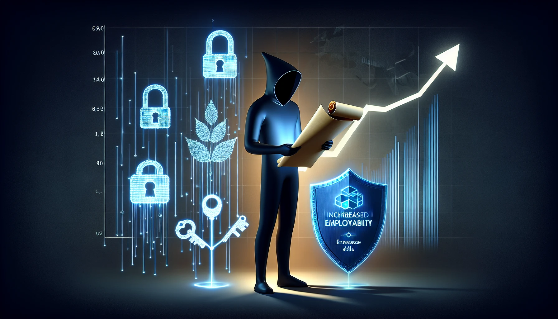 Illustration of cybersecurity certification